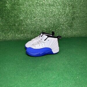 Nike Air Jordan 12 Retro Blueberry White 850000-140 Toddler Baby Size 7C